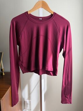 Lululemon long sleeve swiftly tech crop top 12